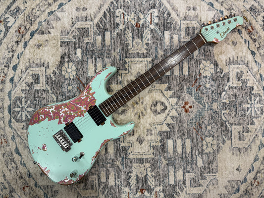 Dhatarattha Performance DST – Surf Green over Paisley